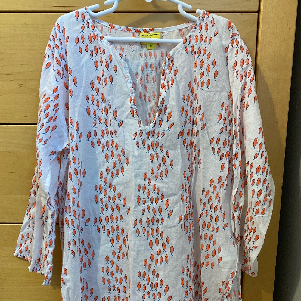Roberta Roller Rabbit for Crewcuts girls size 10 beach cover up